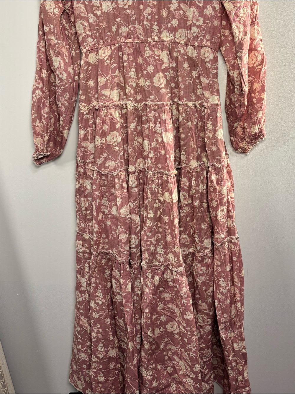 Free People Pappiet Floral Tie-Front Midi/Maxi Dress new without tags - Picture 5 of 6